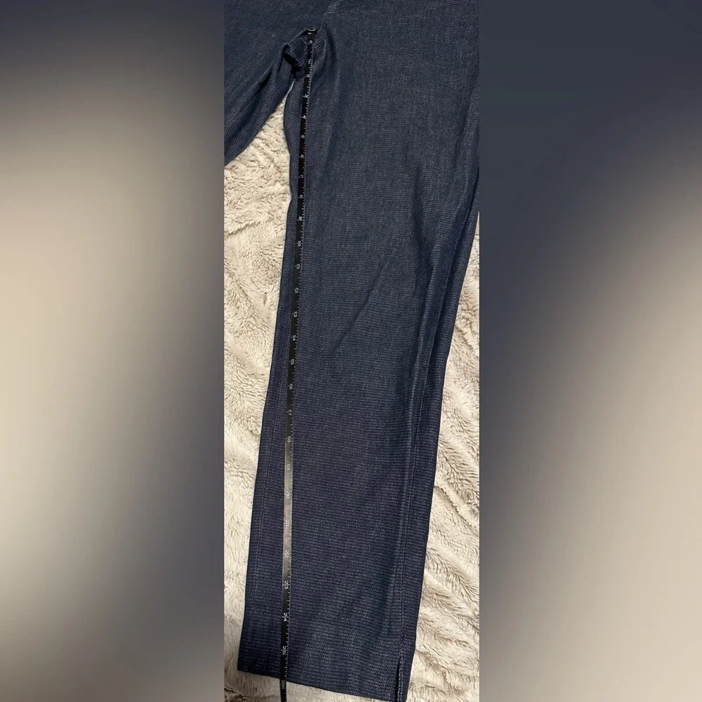 Banana Republic Sloan Pants Blue Chambray Slim Ankle - Picture 6 of 15